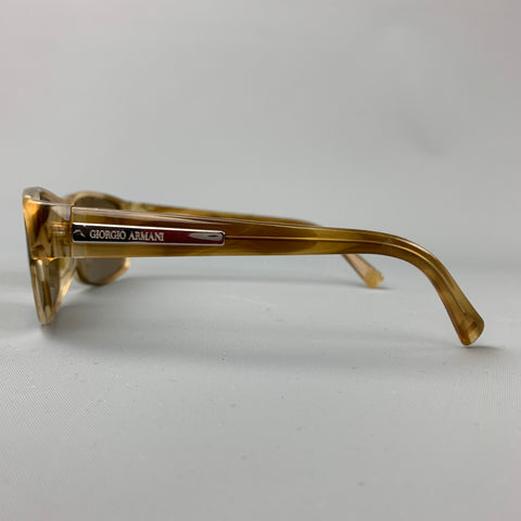 GIORGIO ARMANI Taupe Acetate Sunglasses