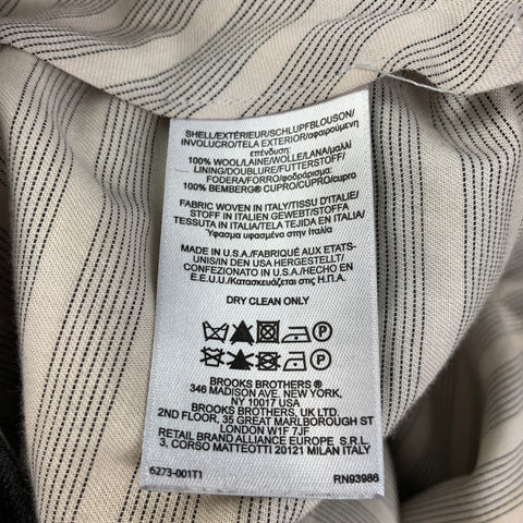 BLACK FLEECE Size 34 Grey Wool Zip Fly Dress Pants