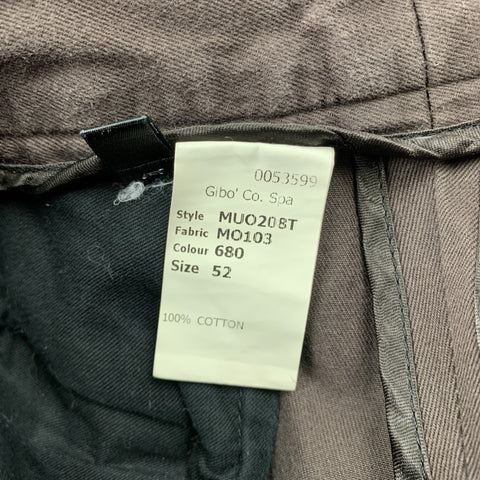MARC JACOBS Size 36 Brown Cotton Wide Leg Dress Pants
