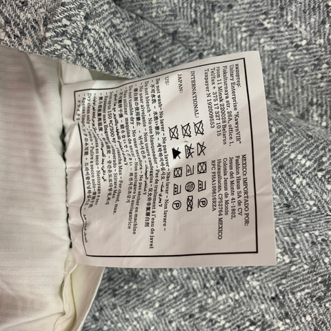 SUITSUPPLY Size 32 Grey Textured Linen Polyester Zip Fly Dress Pants