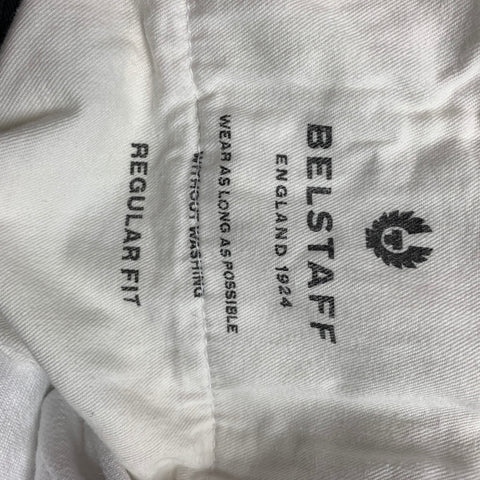 BELSTAFF Size 30 Off White Denim Zip Fly Jeans