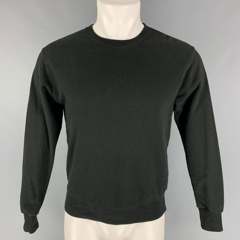 COMME des GARCONS Size S Black Logo Long Sleeve Sweatshirt