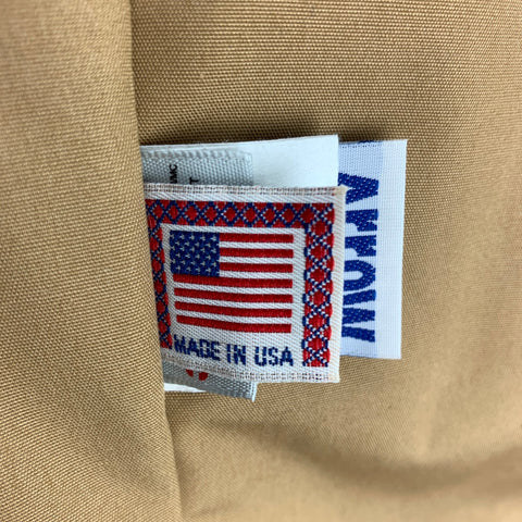 GOLDEN BEAR for TAYLOR STITCH Size L Brown Leather Zip Up Jacket