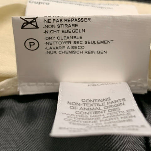 PAUL SMITH Size 38 Navy Wool Notch Lapel Suit