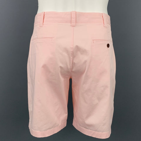 J.CREW Stretch Size 34 Pink Cotton Zip Fly Shorts