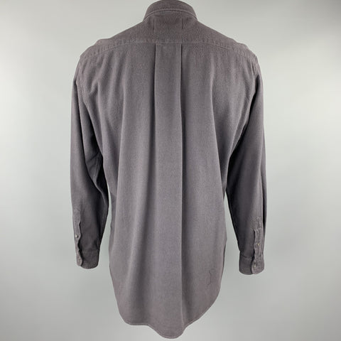 OUR LEGACY Size 42 Charcoal Cotton Button Down Long Sleeve Shirt