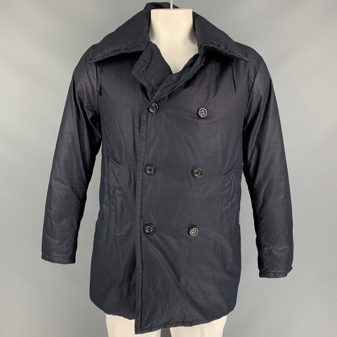 45rpm Size L Navy Cotton Down Fill Double Breasted Peacoat