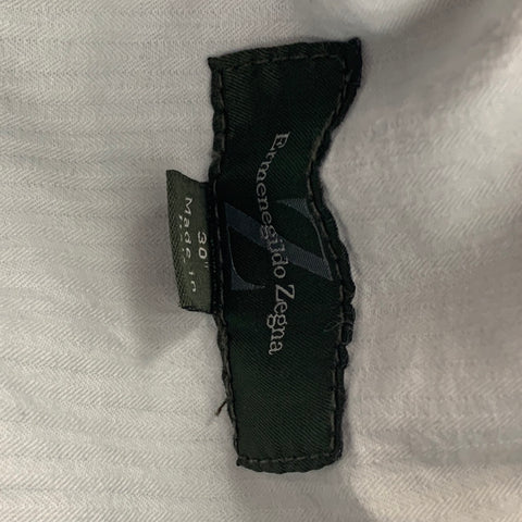 ERMENEGILDO ZEGNA Size 30 Blue Cotton Jeans