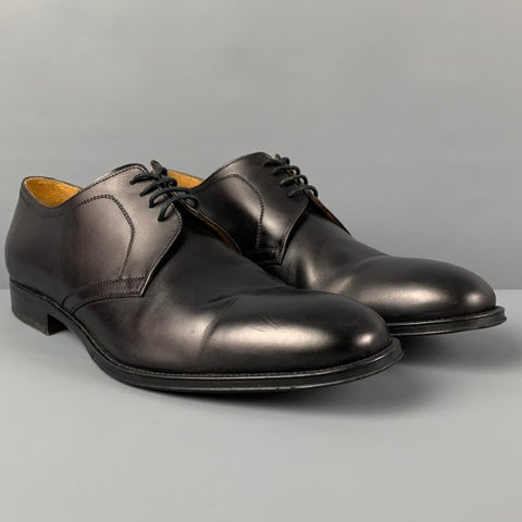 BARNEY'S NEW YORK Taille 11 Chaussures à lacets en cuir noir