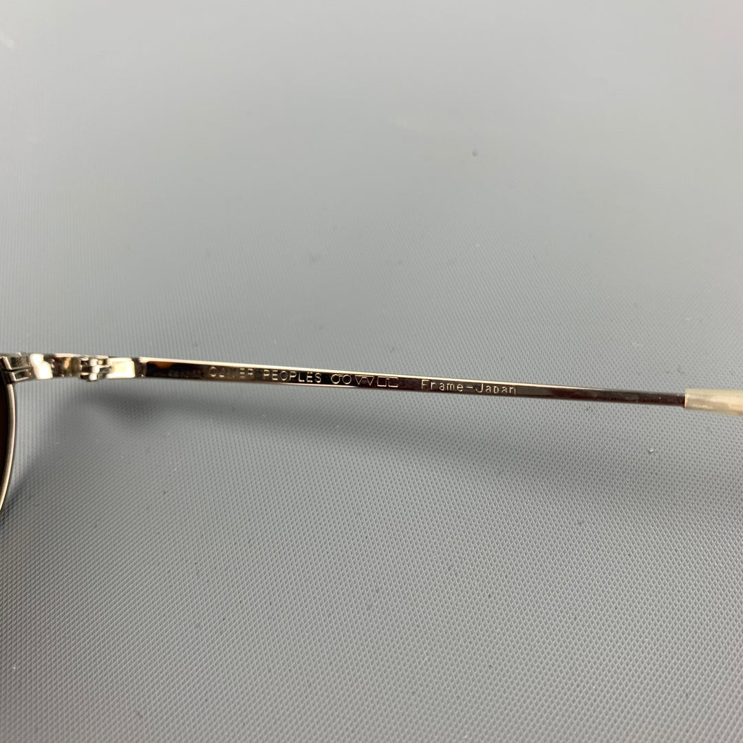 OLIVER PEOPLES Areo Silver Metal Sunglasses