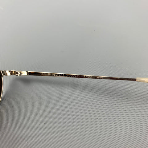 OLIVER PEOPLES Areo Silver Metal Sunglasses