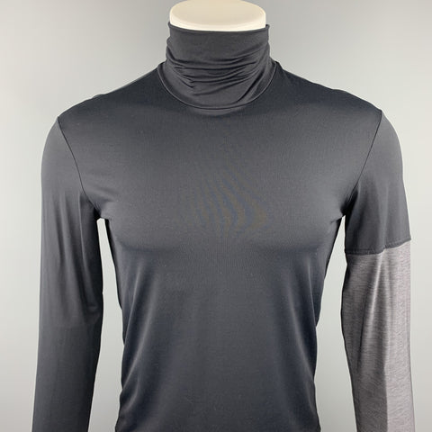 BILL TORNADE Size S Black & Charcoal Color Block Polyamide Pullover