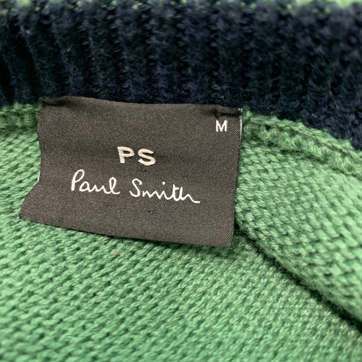 PS by PAUL SMITH Size M Green Cotton Crew Neck Pullover