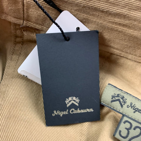 NIGEL CABOURN Size 32 Khaki Cotton Chino Casual Pants