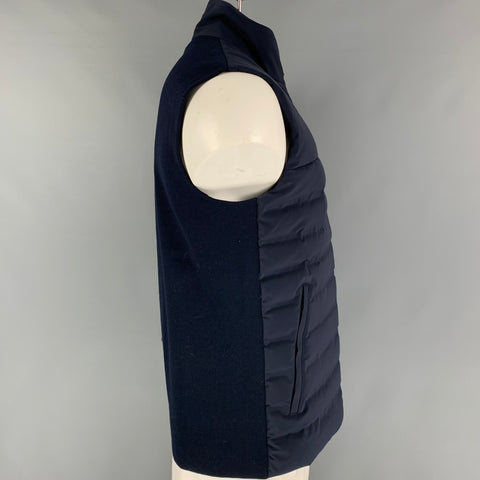 AZTECH Dale of Aspen Chaleco con cremallera de mezcla de poliamida acolchado azul marino talla L