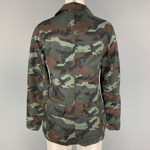Y's by YOHJI YAMAMOTO Size L Green Brown Nylon Jacket Blazer
