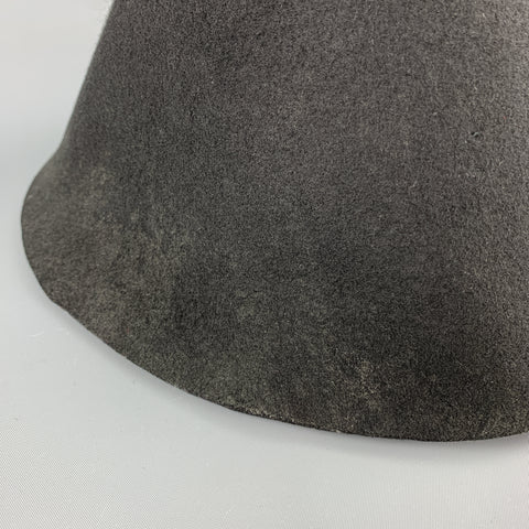 COMME des GARCONS HOMME PLUS Black Wool Structured Hat