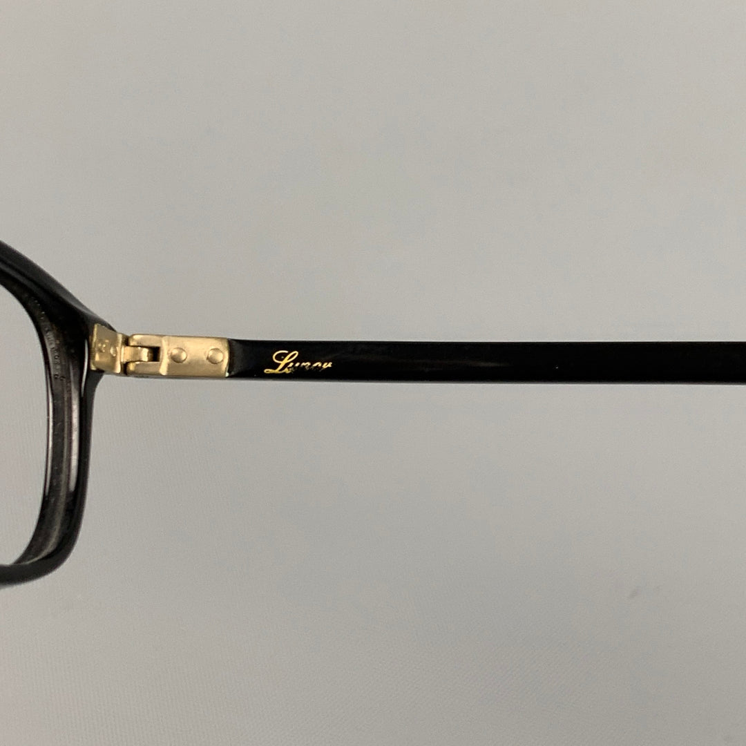 LUNOR Black Acetate Frames