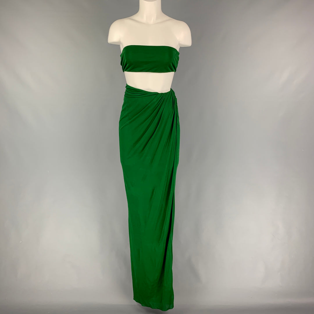 BRANDON MAXWELL Size 4 Forest Green Rayon Bandeau Top – Sui Generis  Designer Consignment
