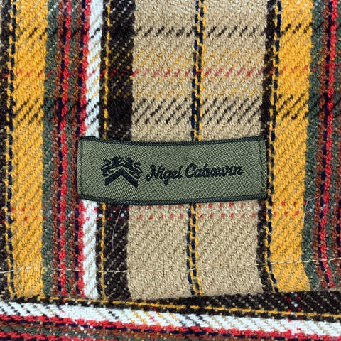 NIGEL CABOURN Écharpe à carreaux multicolore