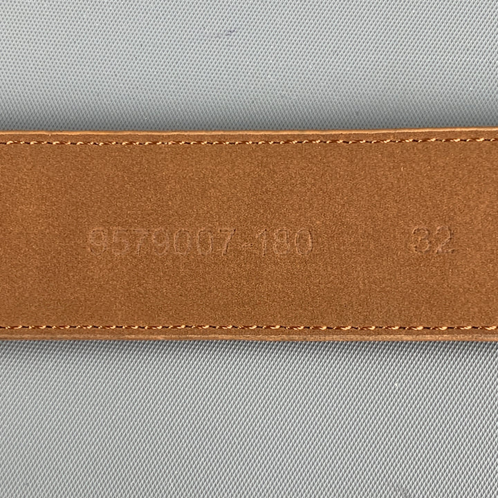 NEIMAN MARCUS Size 32 Tan Leather Belt