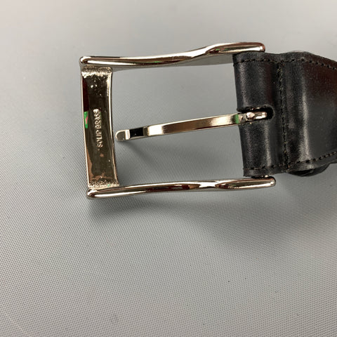 CARMINA Size 36 Black Leather Belt