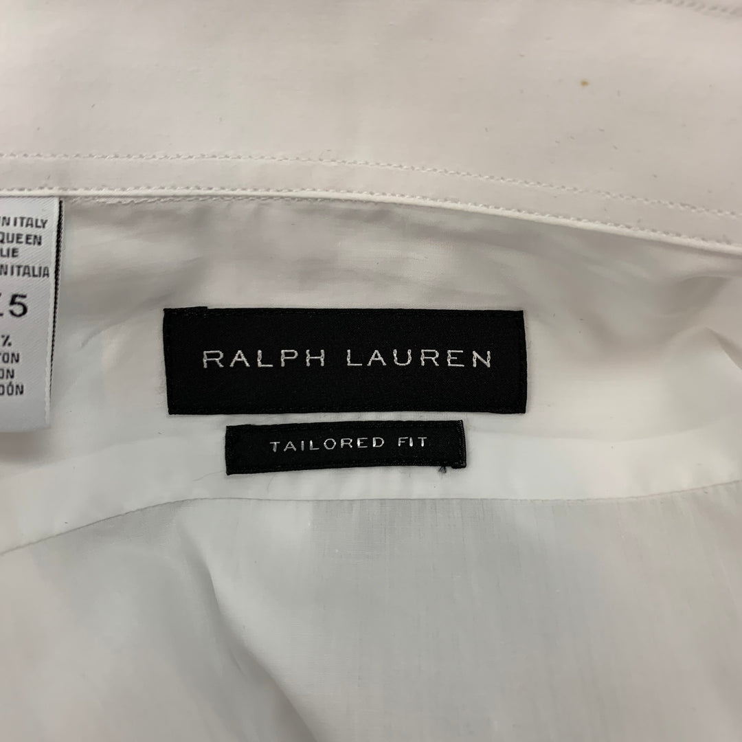 RALPH LAUREN Black Label Size S White Cotton Button Up Long Sleeve Shirt