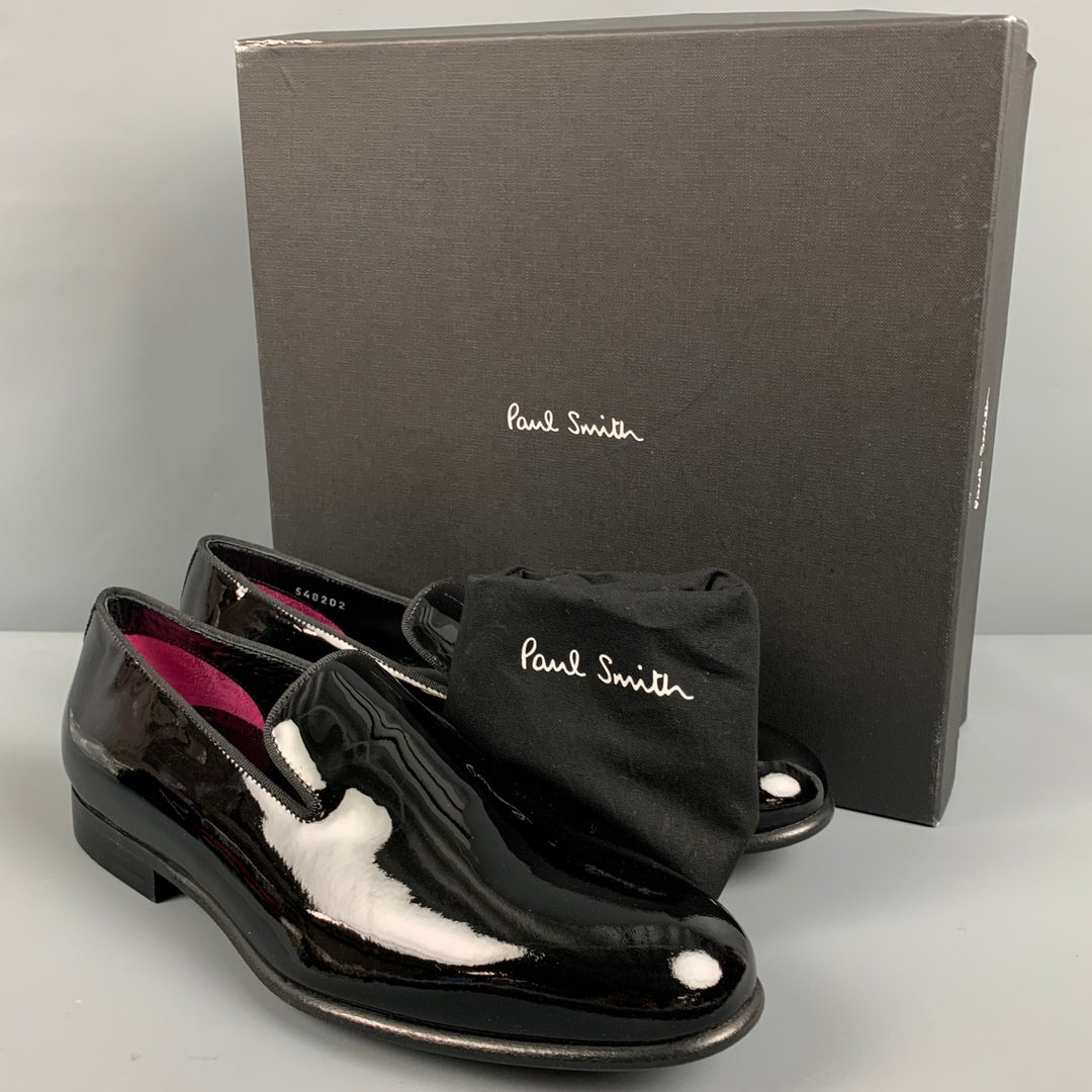 Paul Smith Silver Slip-On Loafers Paul Smith | Shoes | Paul Smith Navy Suede Penny Loafer  main image 4