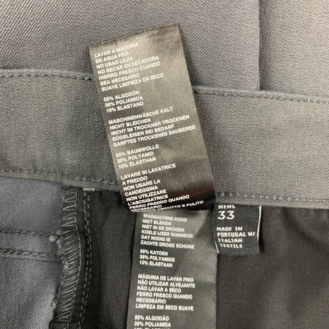 MISSION WORKSHOP Size 33 Charcoal Cotton Blend Zip Fly Jeans