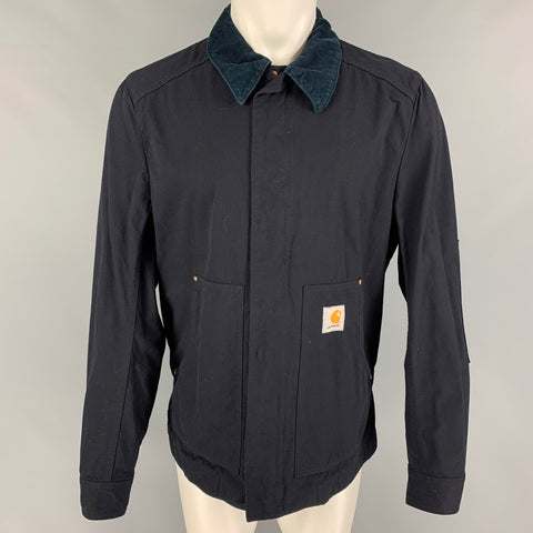 JUNYA WATANABE x CARHARTT Size L Navy Cotton Worker Jacket