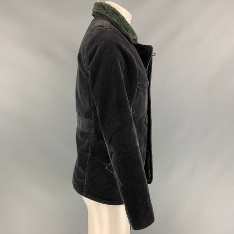 NONNATIVE Size S Brown & Green Corduroy Cotton Single Breasted Jacket