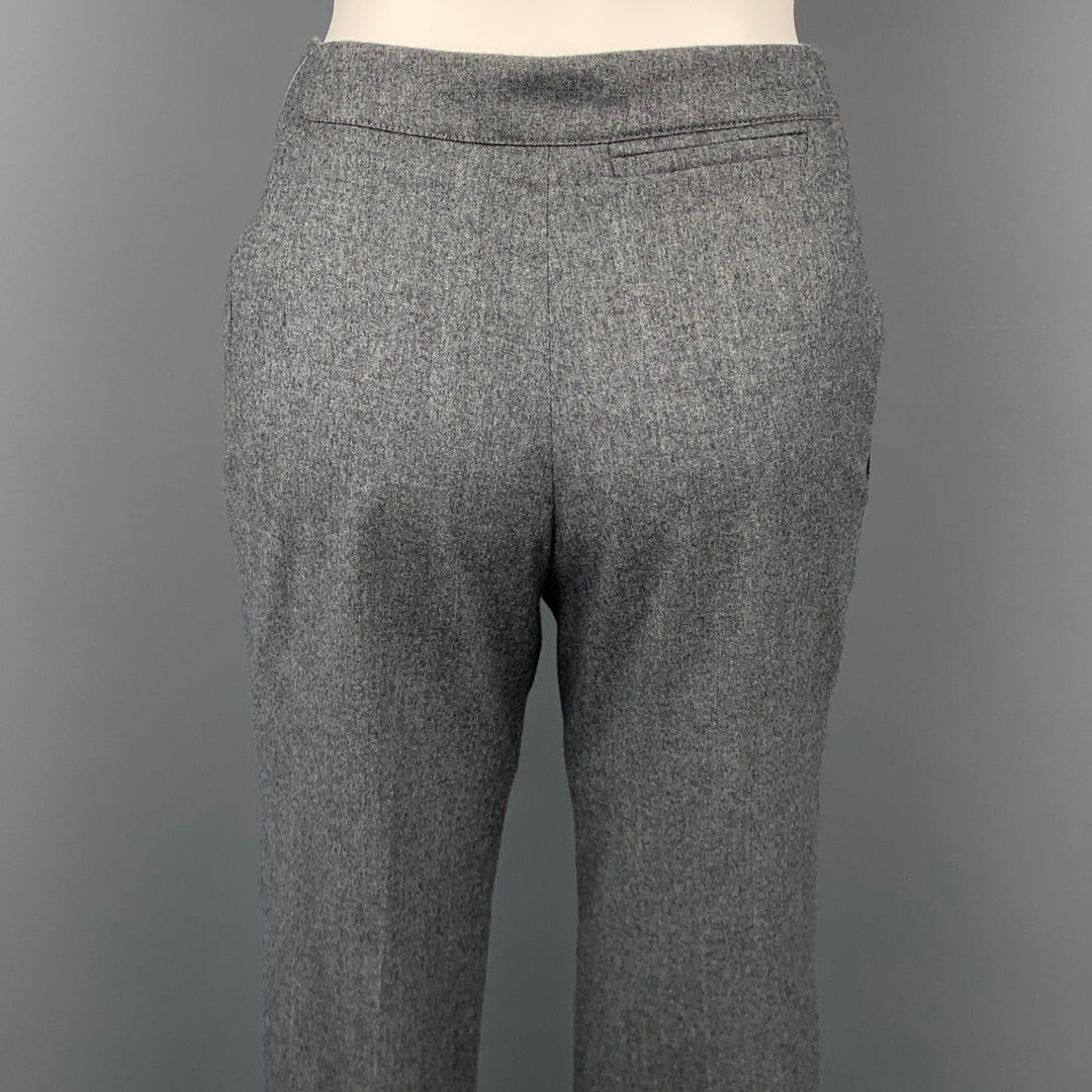 Pantalones de vestir recortados de lana gris talla 4 PERSONALIZADOS