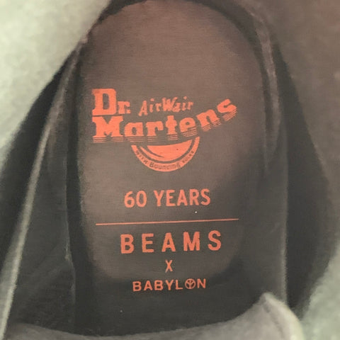 DR. MARTENS 1460 Beams x Babylon Size 7 Black Leather Ankle Boots