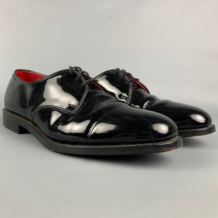 ALLEN EDMONDS Spencer Size 11.5 Black Leather Lace Up Shoes