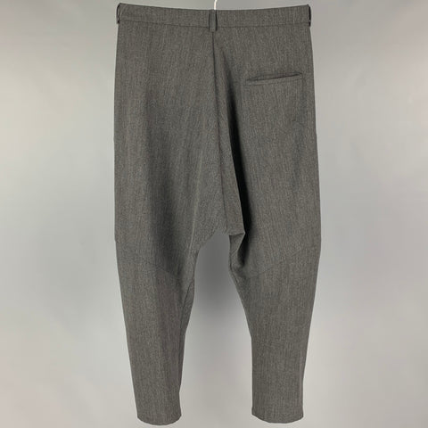 HENRIK VIBSKOV Size M Gray Polyester Pleated Casual Pants