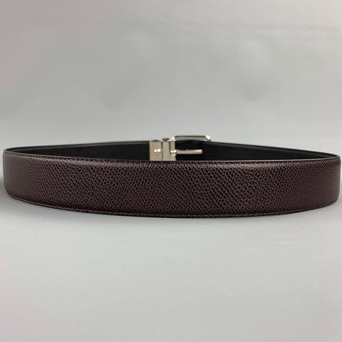 SALVATORE FERRAGAMO Size 40 Brown Leather Belt