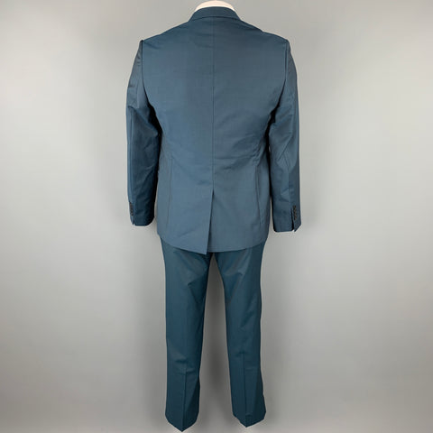 PS by PAUL SMITH Size 42 Blue Wool / Mohair Peak Lapel Suit