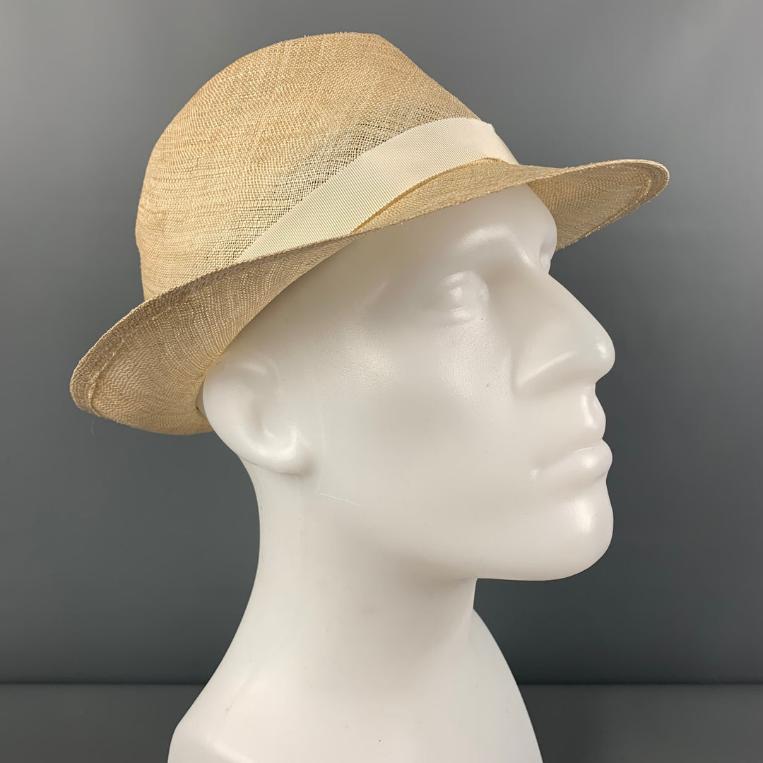 Vintage MAKINS Natural Woven Straw Hat