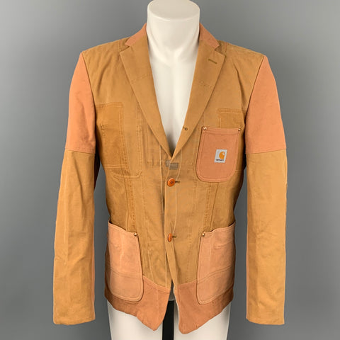 JUNYA WATANABE x CARHARTT Size M Mustard Patchwork Cotton Jacket