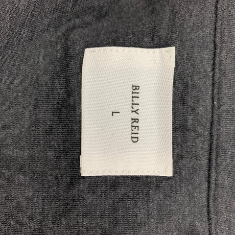 BILLY REID Size L Gray Cotton Polyester Shirt Jacket