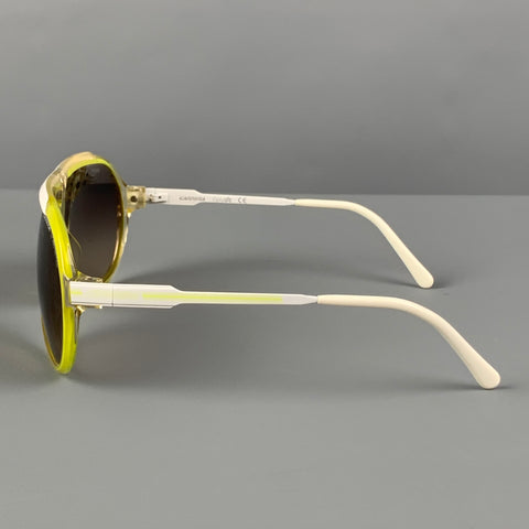 CARRERA Green & White Acetate Endurance Sunglasses
