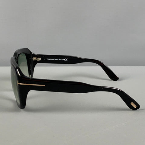 TOM FORD Black Acetate Bailey Sunglasses