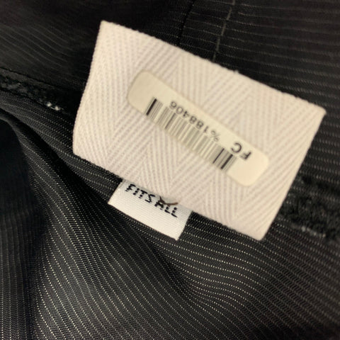 PLANET Size One Size Black Grey Microfiber Stripe Jacket