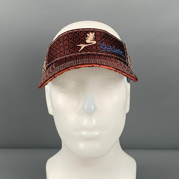 ROBERT GRAHAM Brown Black Circles Silk Hat