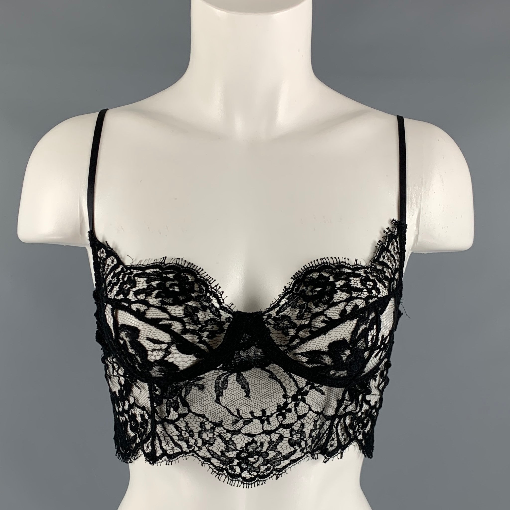 xs lace bralette