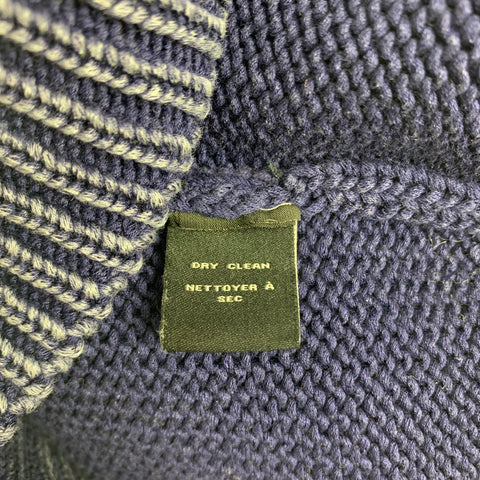 MARC by MARC JACOBS Size M Blue Knit Cotton Nylon Crew-Neck Sweater