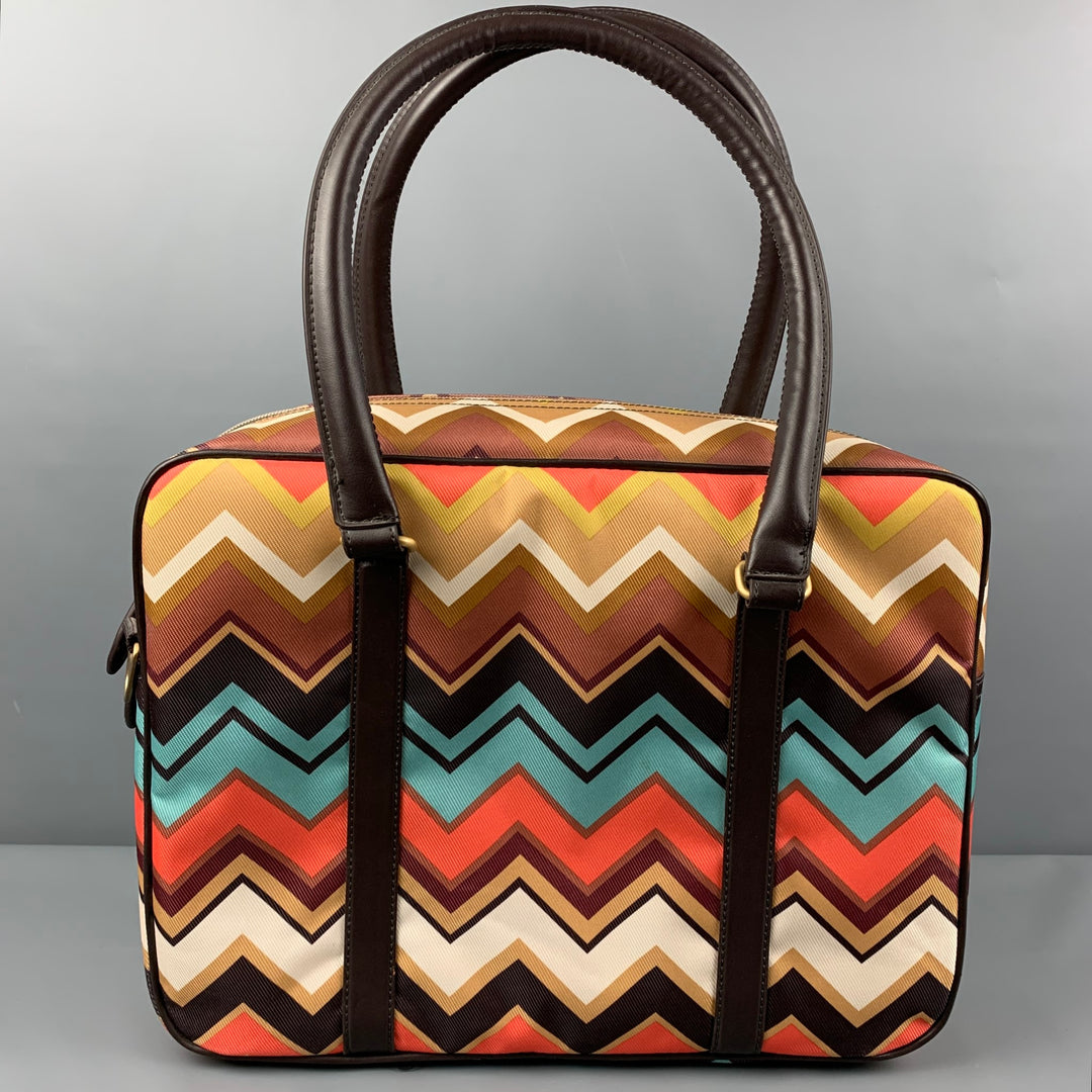 MISSONI x Target Multi-Color Chevron Polyester Tote Bag