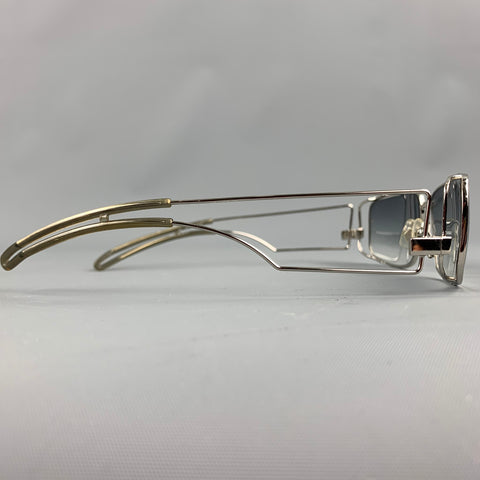 Gafas de sol vintage de metal plateado JEAN PAUL GAULTIER