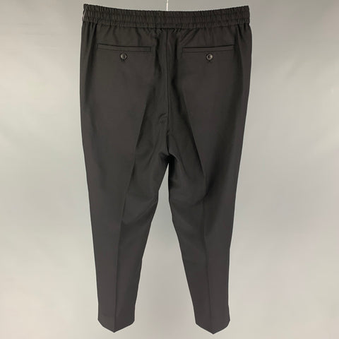 AMI by ALEXANDRE MATTIUSSI Size 32 Black Wool Dress Pants