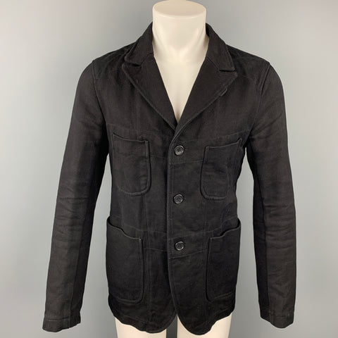 ENGINEERED GARMENTS Size M Black Twill Cotton Jacket